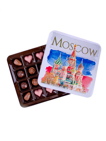  TM LORD Конфеты шоколадны MOSCOW(металлическая коробка)195г) во Владивостоке