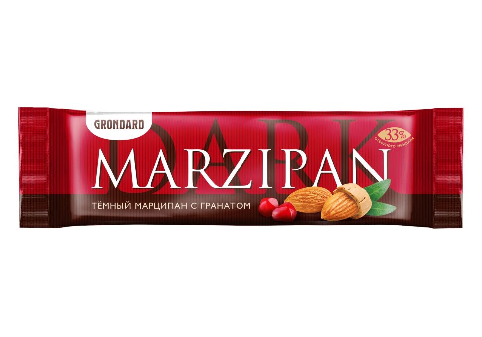  TM Grondard     (10973) Батончики глазированные Марципановые ГРАНАТ, (24шт по 50г)       во Владивостоке