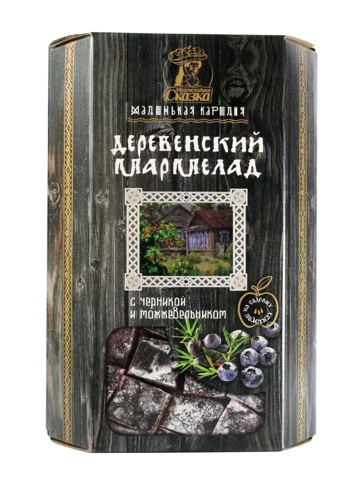  Мармелад деревенский "С черникой и можжевельником" 300г во Владивостоке